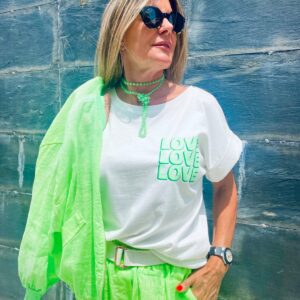 Camiseta estampada love