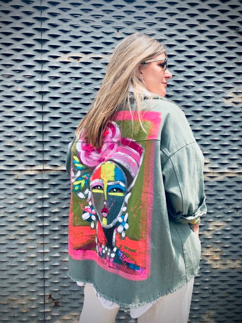 Chaqueta pintada a mano - Imagen 2