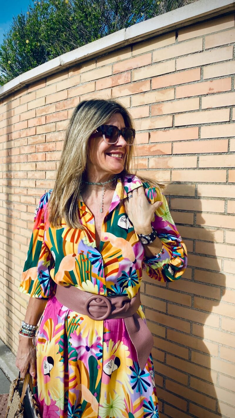 Vestido Camisero en algodón - Imagen 2