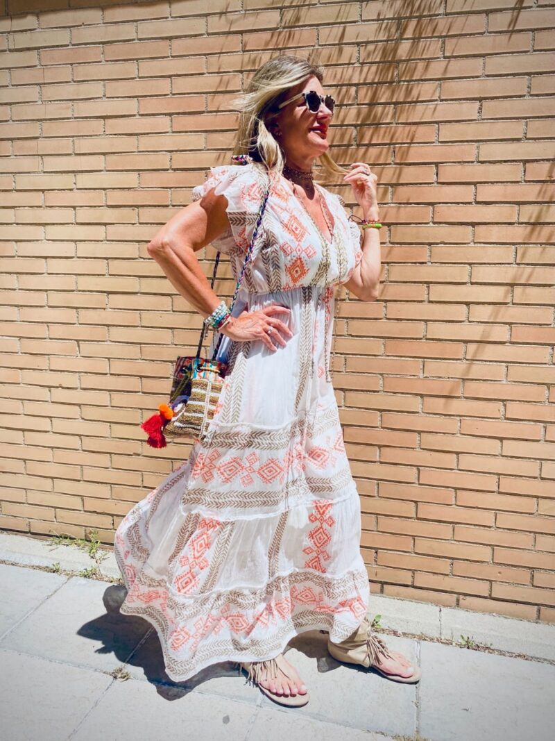 Vestido Estampado Étnico