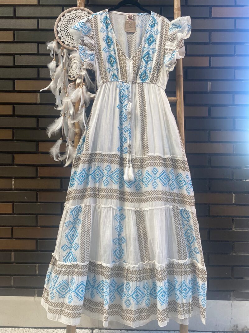 Vestido Estampado Étnico - Imagen 4