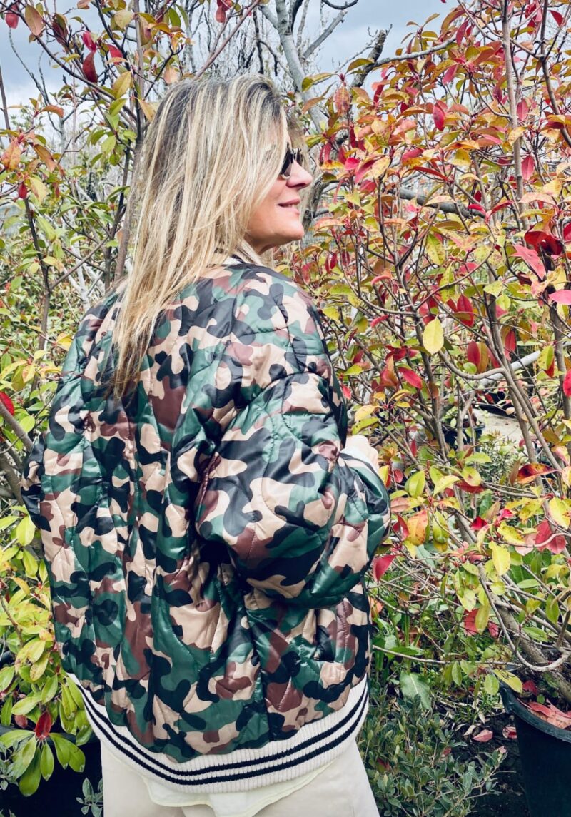 Bomber camuflaje interior borreguito - Imagen 2