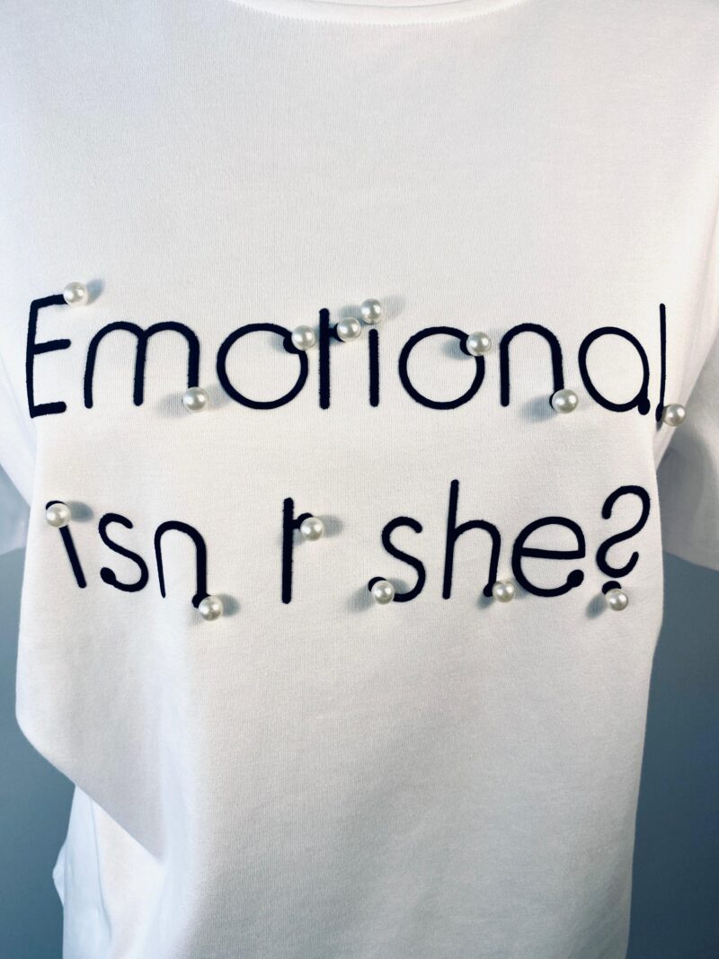Camiseta Detalles de Perlas - Imagen 3