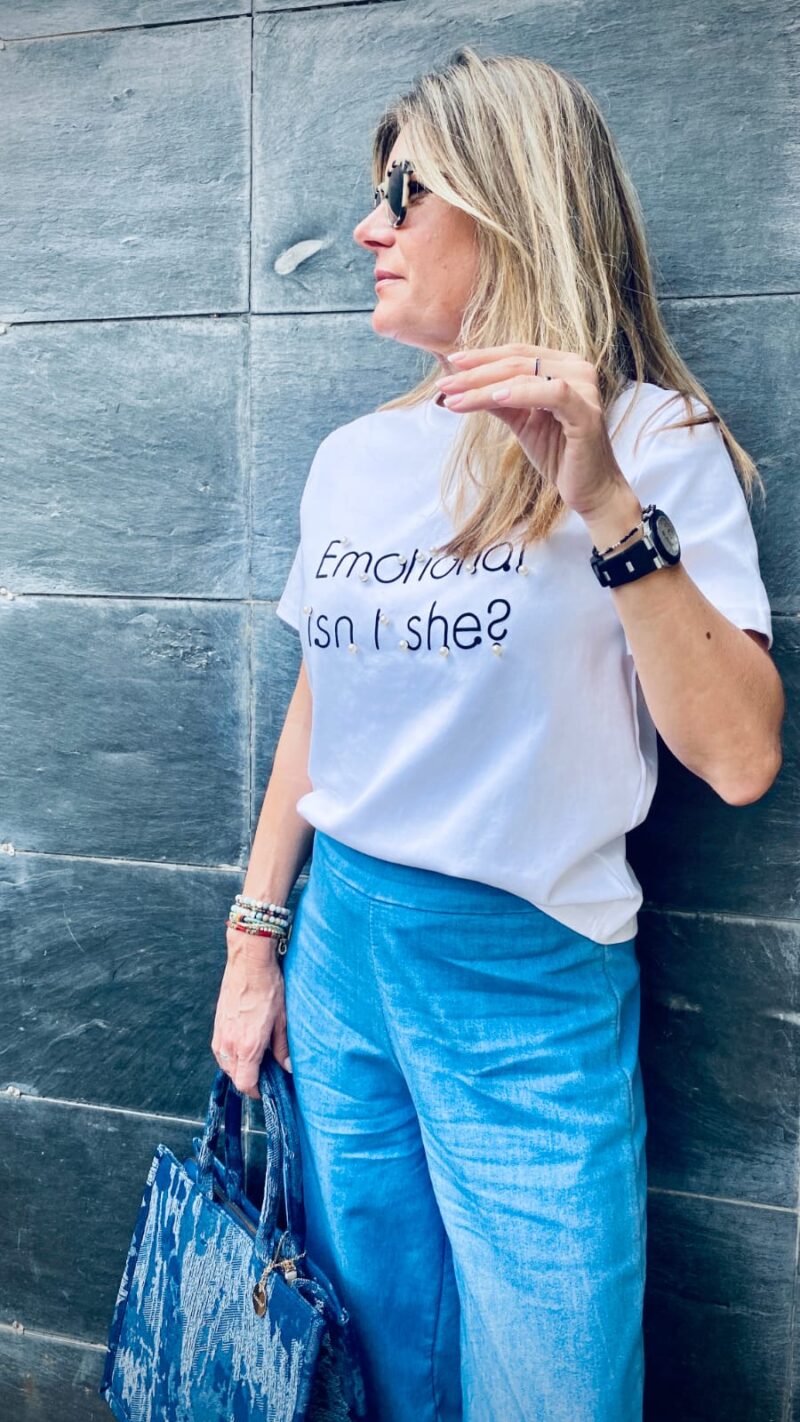 Camiseta Detalles de Perlas - Imagen 2