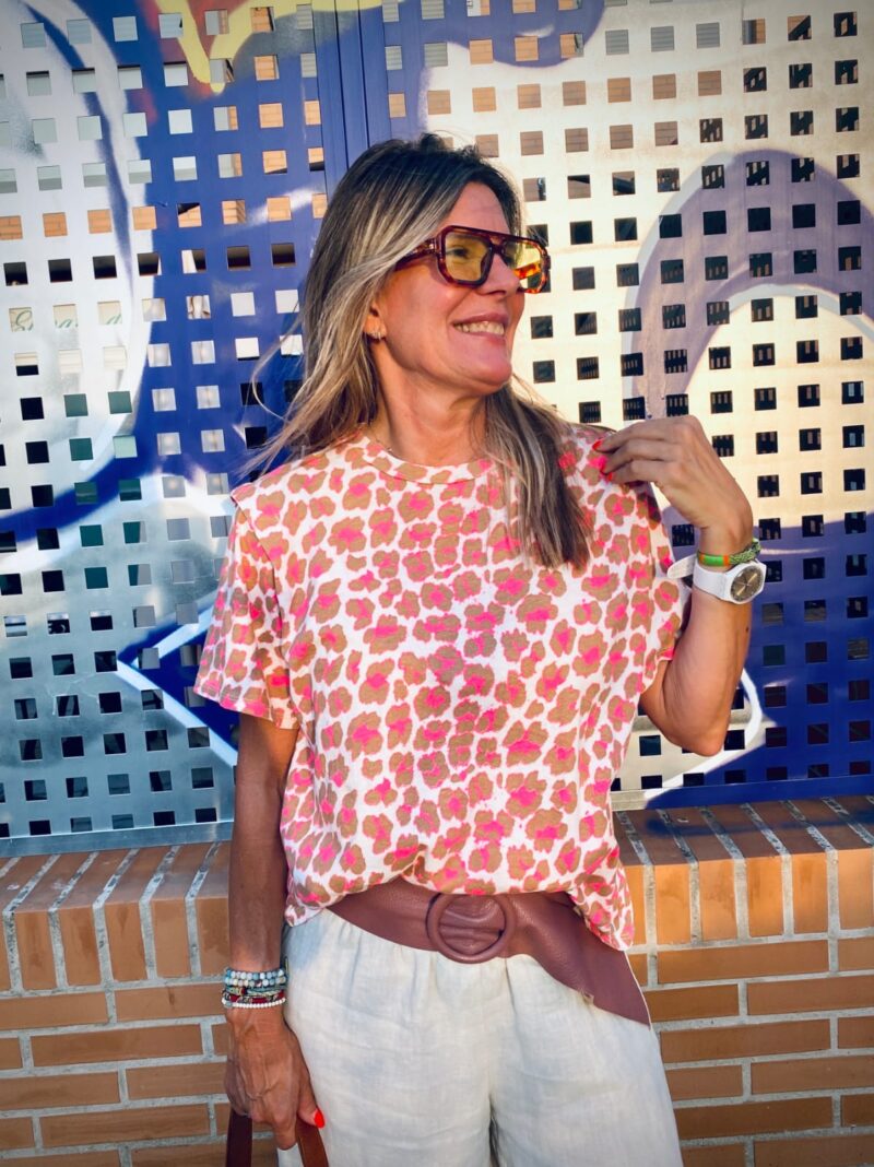 Camiseta animal print - Imagen 2